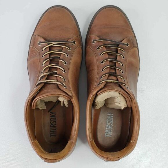 Thursday Boot Premier Low Top Shoe Brown Leather Color Size Men’s 10.5 Shoe main image 8